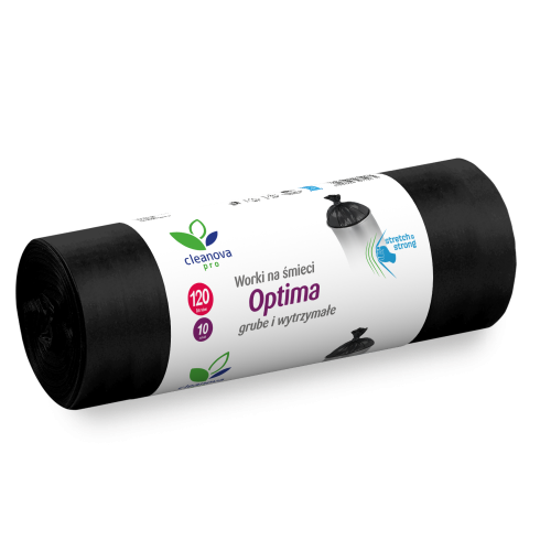 Worki na śmieci 120L 10 szt. Cleanova Pro Optima