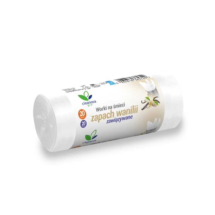 Worki na śmieci Do Łazienki Zapach Wanilii 20L 20szt Cleanova Pro