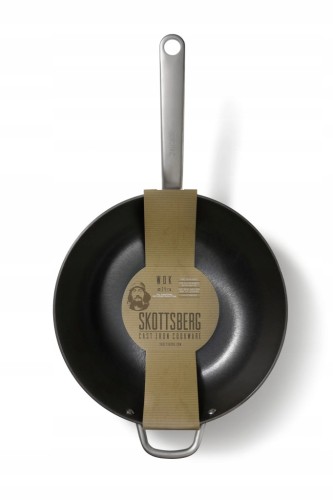 Wok żeliwny 34 cm Skottsberg Cast Iron