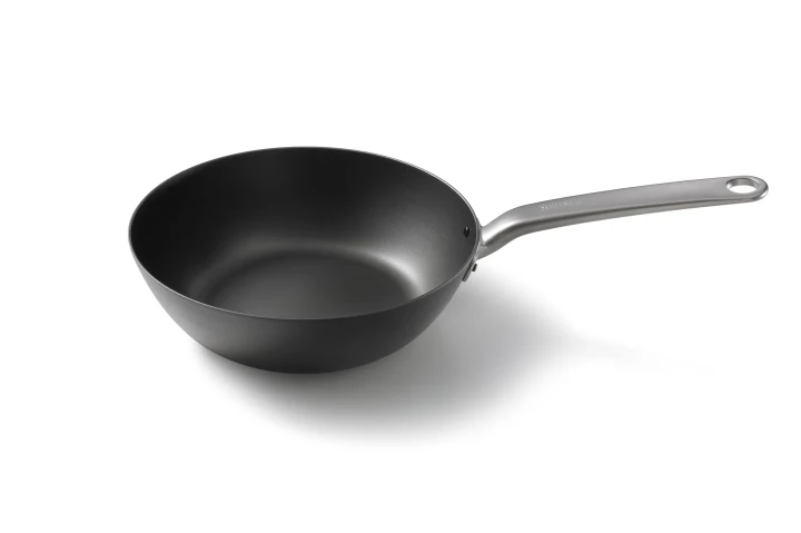 Patelnia Wok ze stali węglowej 28 cm Skottsberg Carbon Steel