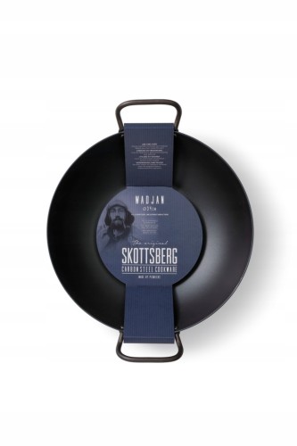 Naczynie typu Wok ze stali węglowej 33 cm Skottsberg Carbon Steel
