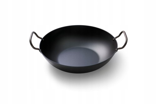 Naczynie typu Wok ze stali węglowej 33 cm Skottsberg Carbon Steel