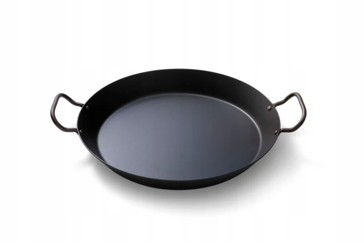 Duża patelnia z rączkami 38cm ze stali węglowej Skottsberg Carbon Steel