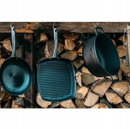 Patelnia grillowa żeliwna 28 cm Skottsberg Cast Iron