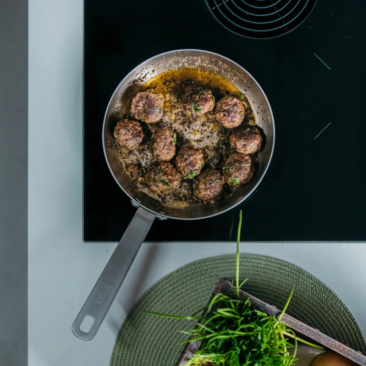 Patelnia ze Stali Nierdzewnej 24cm Skottsberg Stainless Steel