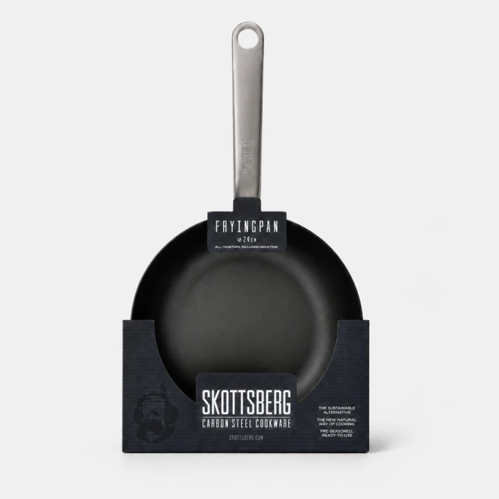 Patelnia ze stali węglowej 24 cm Skottsberg Carbon Steel