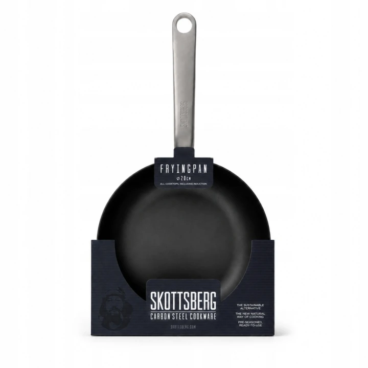 Patelnia ze stali węglowej 20 cm Skottsberg Carbon Steel