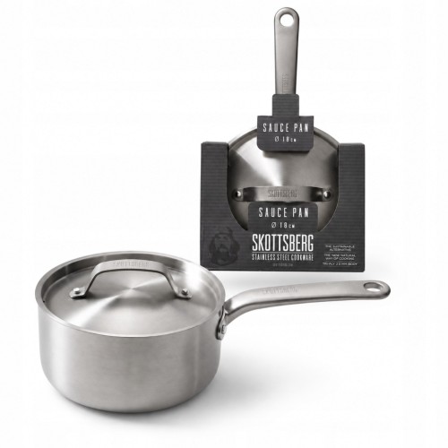 Rondel ze Stali Nierdzewnej z Pokrywką 18cm 2.2L Skottsberg Stainless Steel