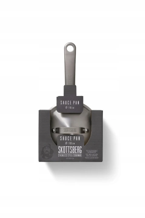Rondel ze Stali Nierdzewnej z Pokrywką 16cm 1L Skottsberg Stainless Steel