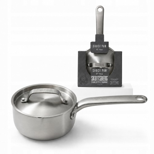 Rondel ze Stali Nierdzewnej z Pokrywką 14cm 0.9L Skottsberg Stainless Steel