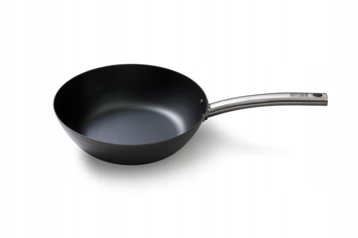 Patelnia Wok ze stali węglowej 24 cm Skottsberg Carbon Steel