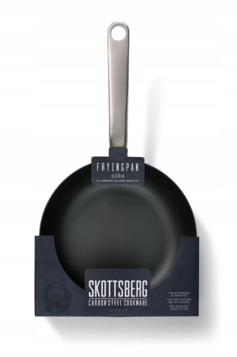 Patelnia ze stali węglowej 28 cm Skottsberg Carbon Steel