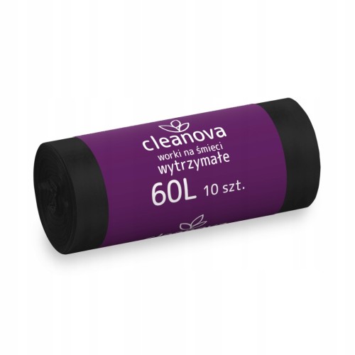 Worki na śmieci Cleanova LDPE 60L 10 szt.