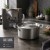 Garnek z pokrywką ze stali nierdzewnej 24 cm Skottsberg Stainless Steel