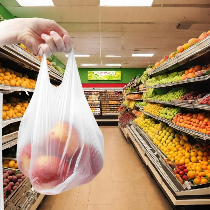 Reklamówka na rolce Cleanova HDPE, 7,5 mic, 42x34 cm 120 szt.