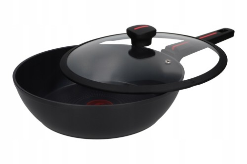 Patelnia głęboka 28 cm z pokrywką Zwieger Red Line