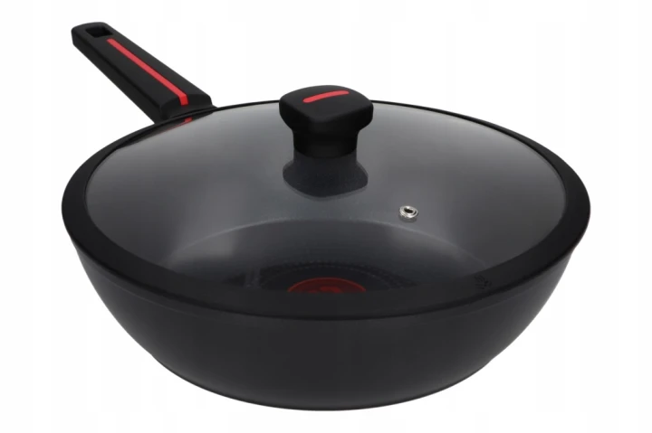 Patelnia głęboka 28 cm z pokrywką Zwieger Red Line