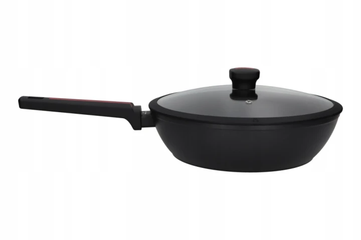 Patelnia głęboka 28 cm z pokrywką Zwieger Red Line