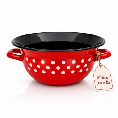 Klasyczna-miska-emaliowana-z-uchwytami-28cm-5L-I-Metalac-Dots-on-red.jpg