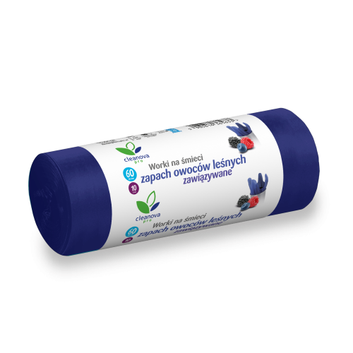 CLEANOVA PRO WNS HDLD zawiązywane zapach owoce leśne 60l 10 szt.